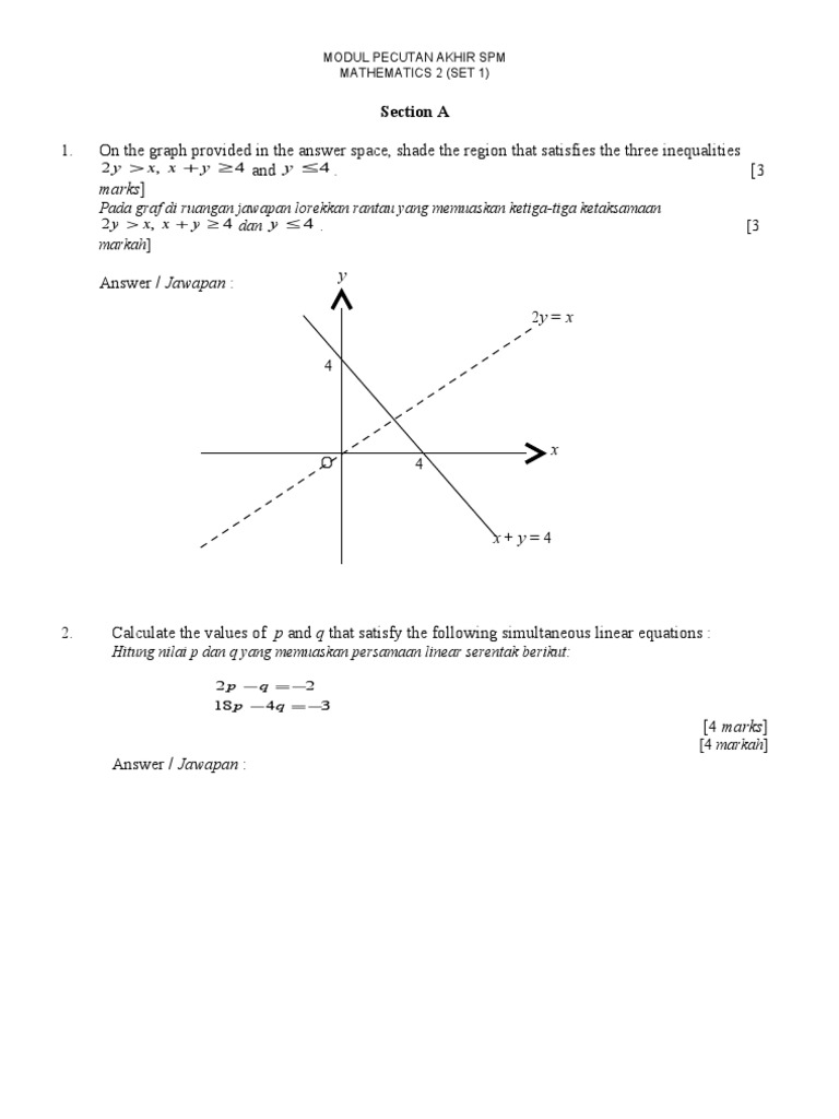 Set 1 - Math | PDF