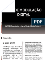 Tipo de modulação digital QAM