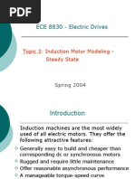 Induction Motor Modeling - Steady State