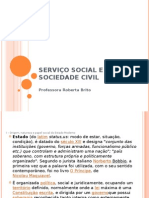 SERVIÇO SOCIAL E SOCIEDADE CIVIL