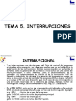 Tema 5. Interrupciones