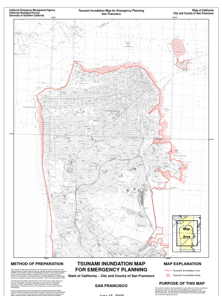 Tsunami evacuation zone san francisco