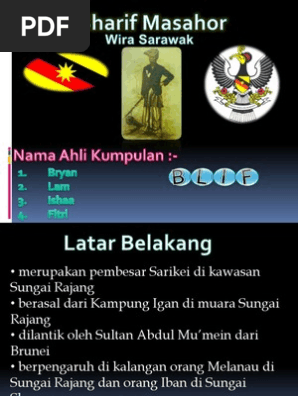 Sharif Masahor Wira Sarawak Sejarah Pdf