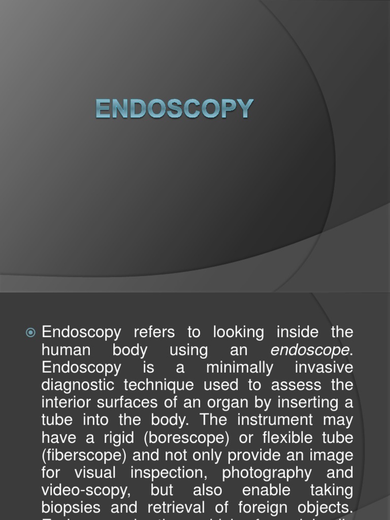 Endos PDF Endoscopy Radiation