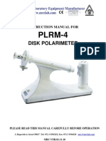PLRM-4 Disk Polarimeter Manual