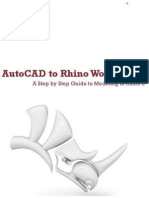 AutoCAD To Rhino Workflow