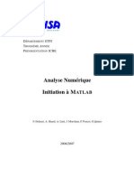 Initiation Matlab