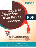 Bases Concurso Invenciones 2013