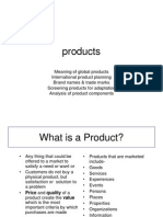 Global products international planning adaptation standardization brands