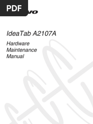 Lenovo Ideatab 107 Electrostatic Discharge Physics