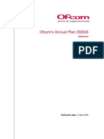 OFCOM Annual Plan 2005-2006