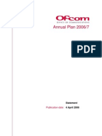 OFCOM Annual Plan 2006-2007