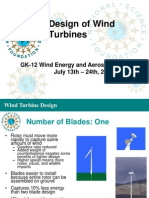 Design of Wind Turbines