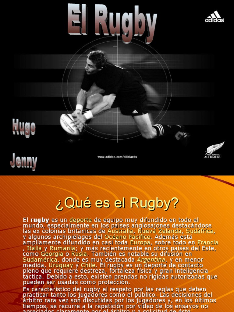 Reglas y elementos del rugby | PDF | Fútbol rugby | Códigos de fútbol