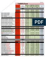 Tarif Ford MAI 2012