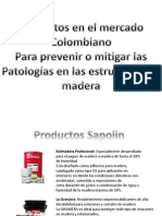 Productos Colombiano Para Prevencion Patologias en La Madera