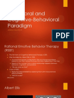 Behavioral and Cognitive-Behavioral Paradigm