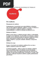 ETAPAS DA AUDITORIA EM SEGURANÇA DO TRABALHO
