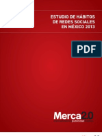 Estudio de hábitos de redes sociales en México-2013