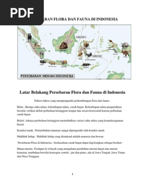 Persebaran Flora Dan Fauna Di Indonesia