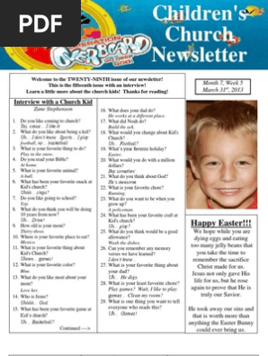 Newsletter 3-31-13