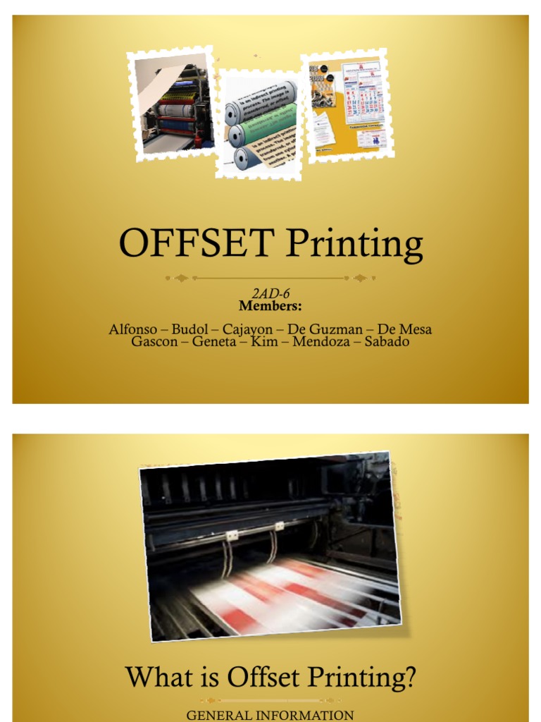 Understanding Offset Printing Process | PDF