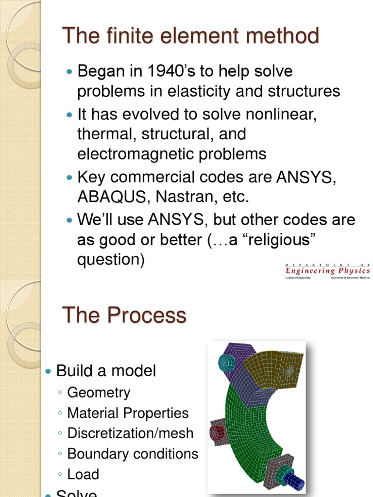 The Finite Element Method | PDF | Finite Element Method | Classical ...