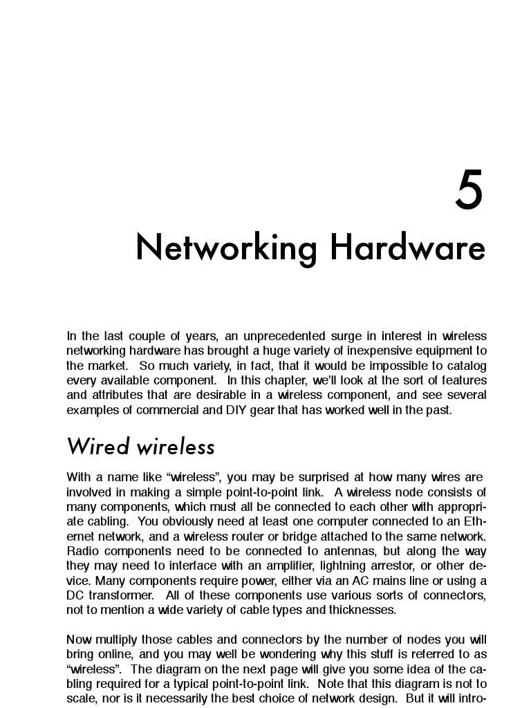 Hardware Networking | PDF