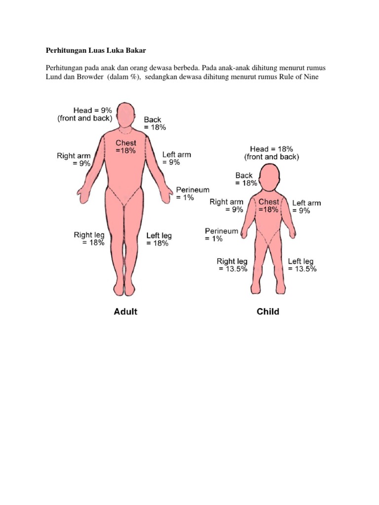 Perhitungan Luas Luka Bakar