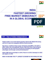 Fastest Growing Free Market Democracy in A Global Economy India