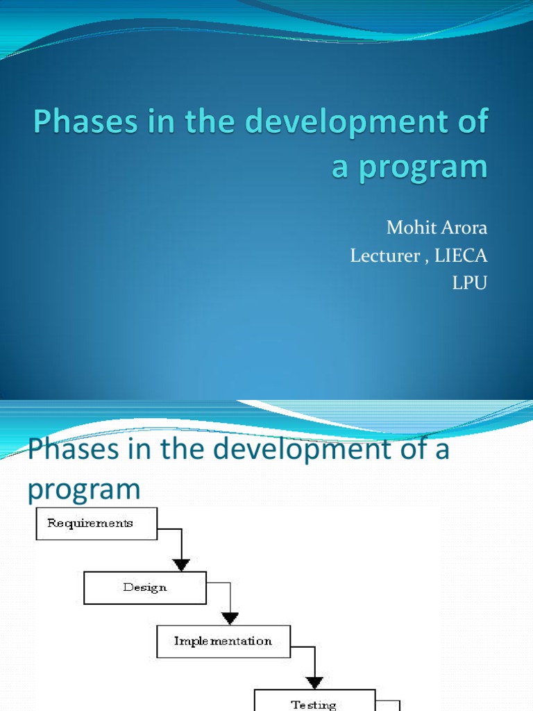 Programming Development Phases | PDF | Computers