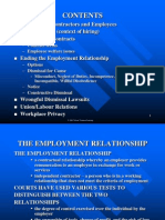 Independent Contractors and Employees Discrimination (Context of Hiring) Employment Contracts