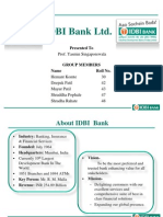 IDBI Bank LTD.: Presented To