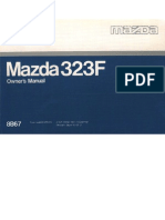 Mazda 323f BG Owners Manual