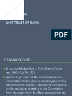 Functioning OF Unit Trust of India