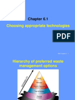 Choosing Appropriate Technologies: TRP Chapter 6.1 1