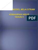 Projek Model Meja Straw