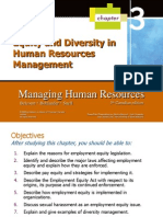 Equity and Diversity in Human Resources Management