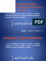 Integración de funciones trigonométricas