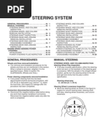 Steering System: General Procedures Manual Steering