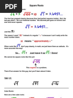 Square Roots: Approximately