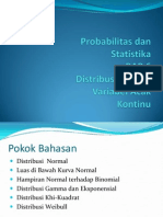 Download Bab6 Distribusi Teoritis Variabel Acak Kontinu by rianaikadianti SN133234570 doc pdf