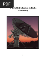 Brief Introduction To Radio Astronomy