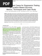 Prioritizing Test Cases For Regression Testing of Location-Based Services: Metrics, Techniques and Case Study