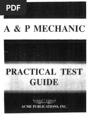 Aviation Mechanic Practical Test Guide