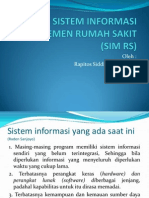 Sistem Informasi Manajemen Rumah Sakit (Sim Rs