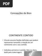 Concepções de Bion