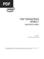 Intel® Desktop Board DP965LT: Specification Update