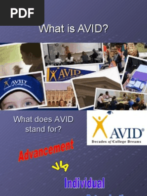 What is AVID?  Powerpoint