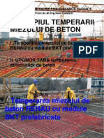 Principiul Temperarii Miezului de Beton